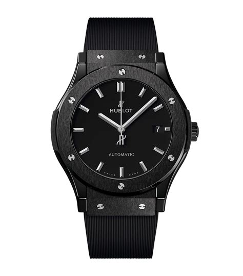 hublot black ceramic watch.